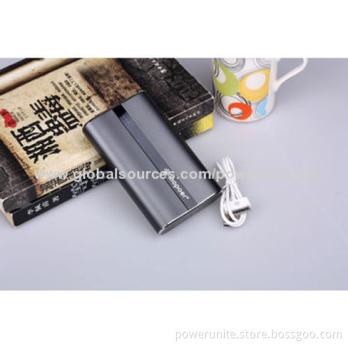 16,000mAh Metal Case Power Banks with Dual USB Port, Sized 130*80*23mm, 5V DC-1/2.1A Output